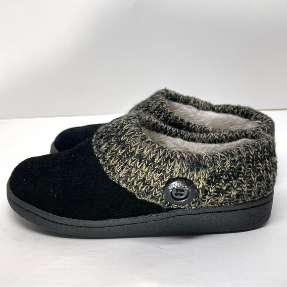 Clark’s Women's Sweater Collar Clog Slipper Black Slippers Size 6 - Picture 5 of 9
